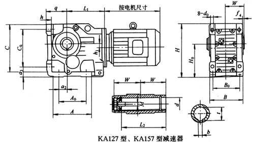 K系列斜齒輪-錐齒輪減速電機(jī)