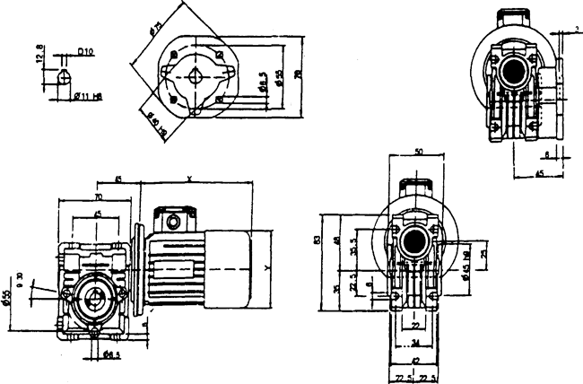 NMRV型蝸桿減速機(Q-JF 01-1999)