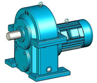 BJA齒輪減速電動(dòng)機(jī)實(shí)體模型