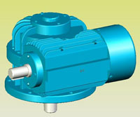 CWS圓弧圓柱蝸桿減速機(jī)實(shí)體模型(GB9147—88)