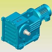 K系列螺旋錐齒輪減速機(jī)實(shí)體模型