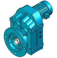 MP系列平行軸斜齒輪減速機(jī)實(shí)體模型
