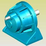 NGW單級(jí)行星齒輪減速機(jī)實(shí)體模型(JB/T6502-93派生系列)