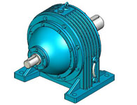 NGW行星齒輪減速器實體模型(JB1799-76)