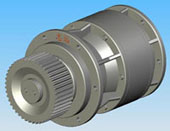 PGB型船用立式行星齒輪減速機(jī)實(shí)體模型