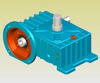 WPDO型蝸輪蝸桿減速機(jī)實(shí)體模型