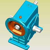 WPDS型蝸輪蝸桿減速機(jī)實(shí)體模型