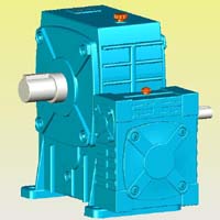 WPEA型蝸輪蝸桿減速機(jī)實(shí)體模型