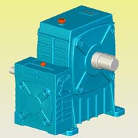 WPEA型蝸輪蝸桿減速機(jī)實(shí)體模型