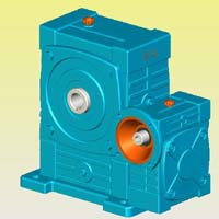 WDEDKA型蝸輪蝸桿減速機實體模型