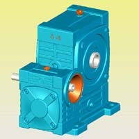 WDEDKA型蝸輪蝸桿減速機實體模型