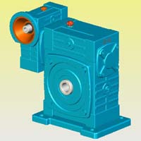 WPEDKS型蝸輪蝸桿減速機實體模型