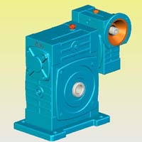 WPEDKS型蝸輪蝸桿減速機實體模型