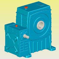 WDEKA型蝸輪蝸桿減速機實體模型