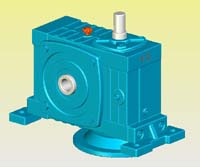 WDWDKV型蝸輪蝸桿減速機(jī)實(shí)體模型