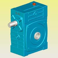 WDWK型蝸輪蝸桿減速機實體模型