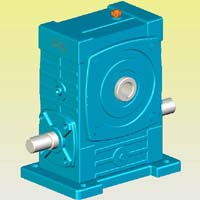 WPWKA型蝸輪蝸桿減速機實體模型