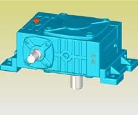 WPWX型蝸輪蝸桿減速機(jī)實(shí)體模型