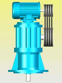 ZWS系列螺旋錐齒輪減速機(jī)實(shí)體模型
