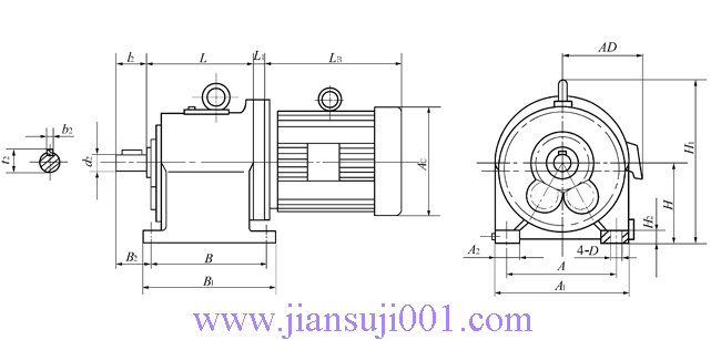 TY系列同軸式齒輪減速機(ZBJ19009-88)