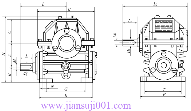 WDH型蝸輪減速機