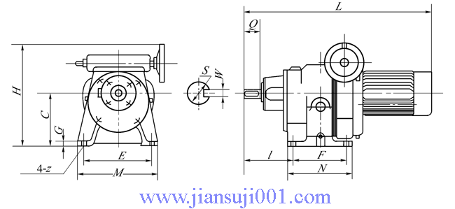 W系列錐環(huán)式無級(jí)變速器