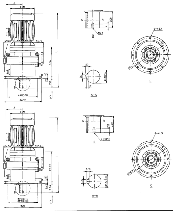 600ϵД[݆pٙCpʽγߴ(TDVM623/16TDVM623/18TVM624/16TVM624/18TVM625/17TVM625/19TDVM626/19TDVM627/19