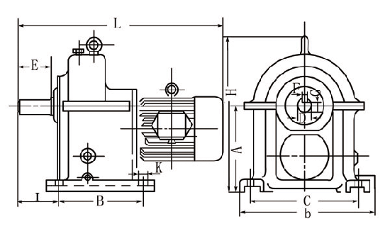 BJA齒輪減速三相異步電動(dòng)機(jī)