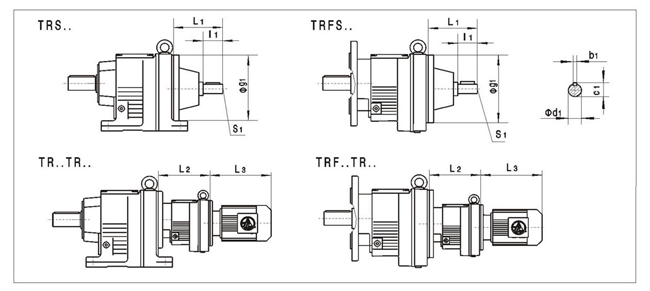 TR系列斜齒輪硬齒面減速機