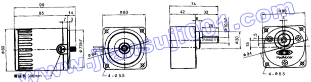 單相可逆式感應馬達