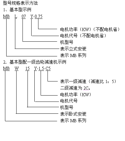 MB系列行星摩擦機械無級減速器