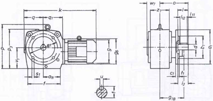 SW斜齒輪—蝸輪蝸桿減速電機