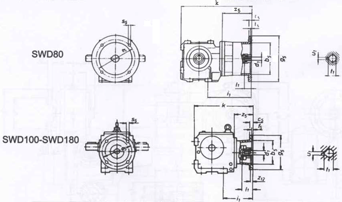 SW斜齒輪—蝸輪蝸桿減速電機(jī)